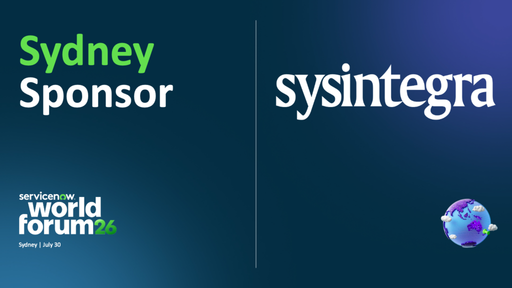 ServiceNow World Forum Sydney 2026
