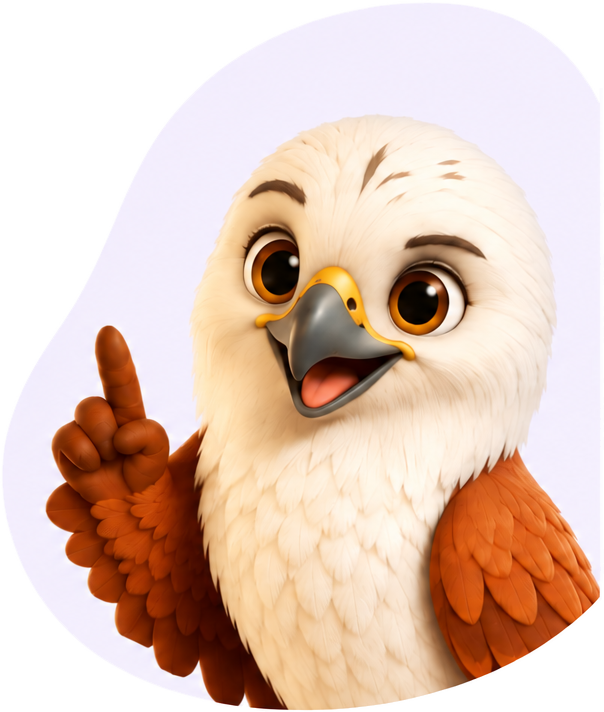 Tidewing, the Brahminy Kite mascot